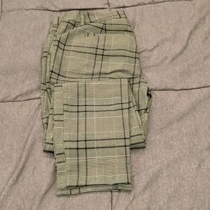 Plaid Dress Pants